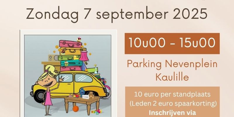 Kofferbakverkoop 2025