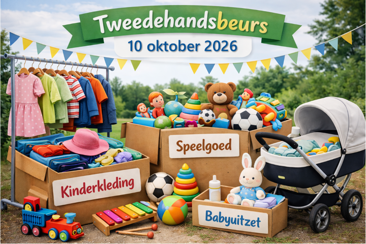 Tweedehandsbeurs Zele zaterdag 10 oktober