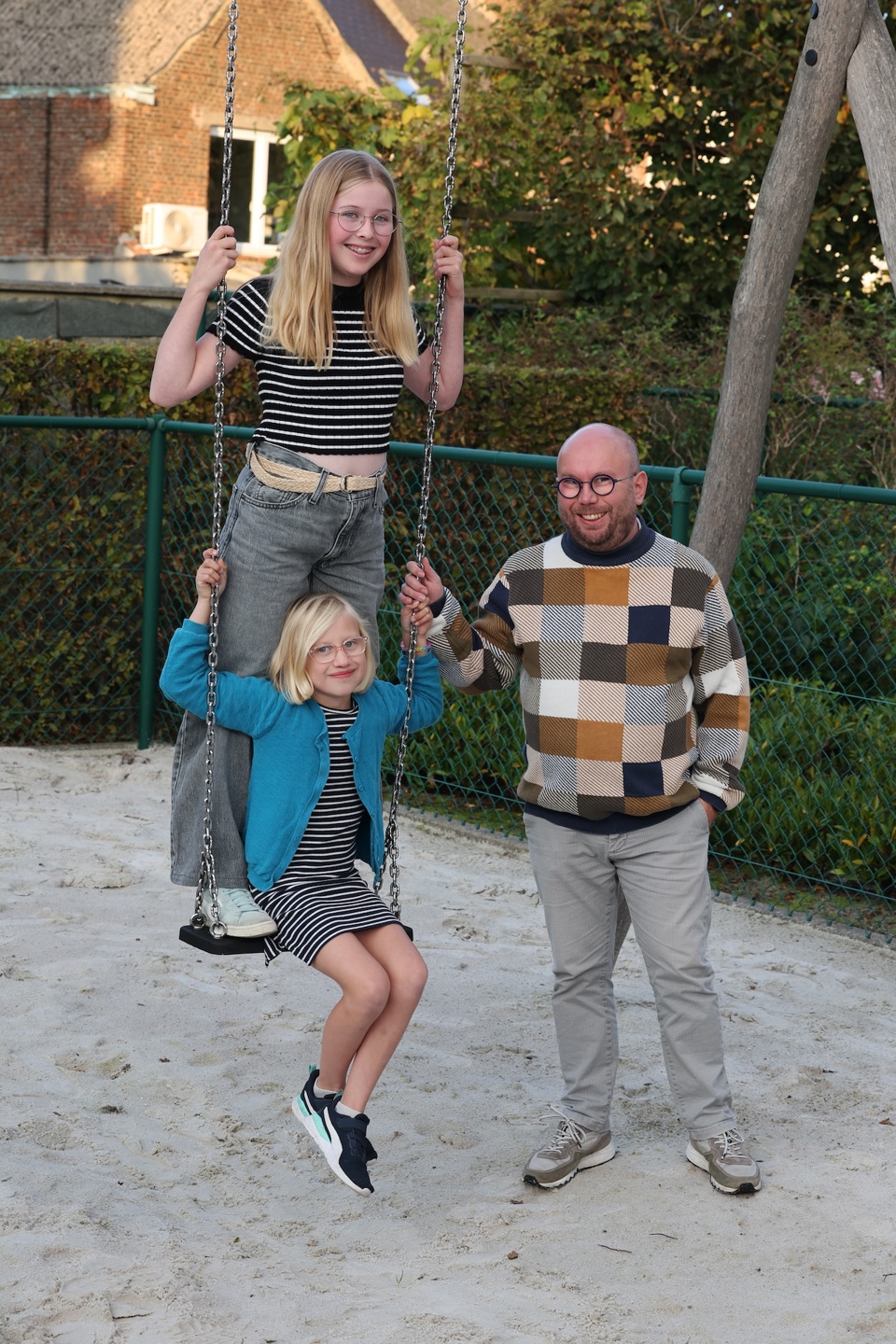 Gezin Van De Maand Peter En Kinderen