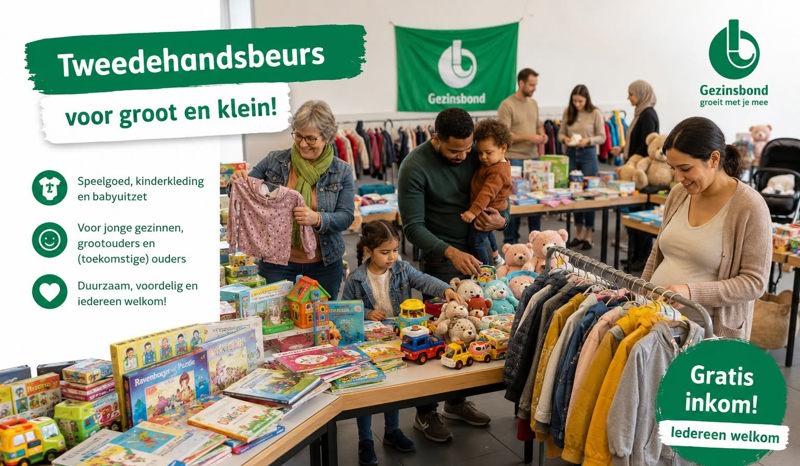 Tweedehandsbeurs baby- en kinderkleding en speelgoed