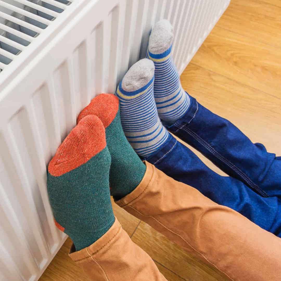 Voeten tegen de verwarming: minder CO2-uitstoot met een warmtepomp