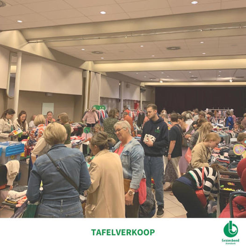 Tweedehandsbeurs - tafelverkoop 27/09/2026