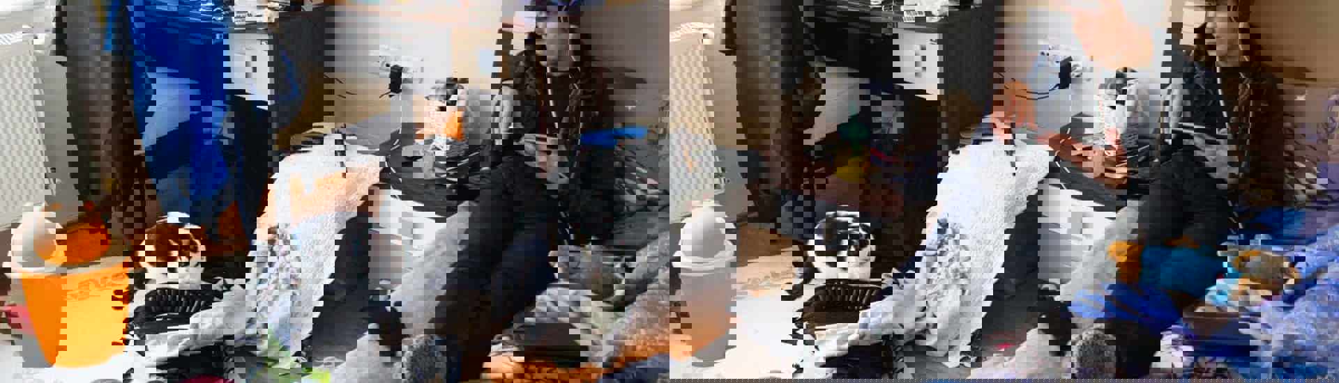 Tiener in kamer met rommel: tieners en opruimen