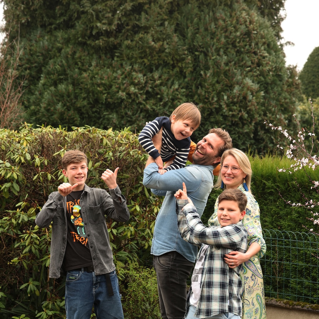 Lies Laurent en gezin met kind met beperking