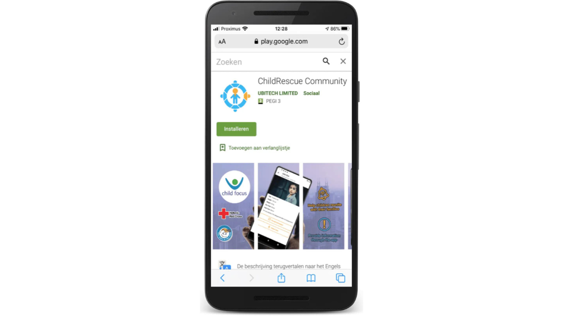 Childrescue App