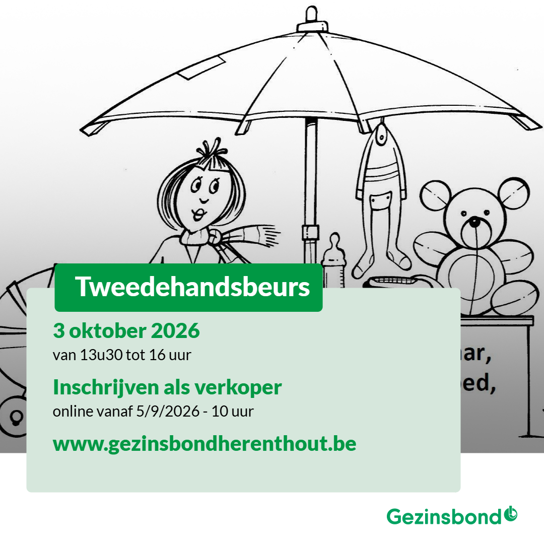 Inschrijvingen Tweedehandsbeurs