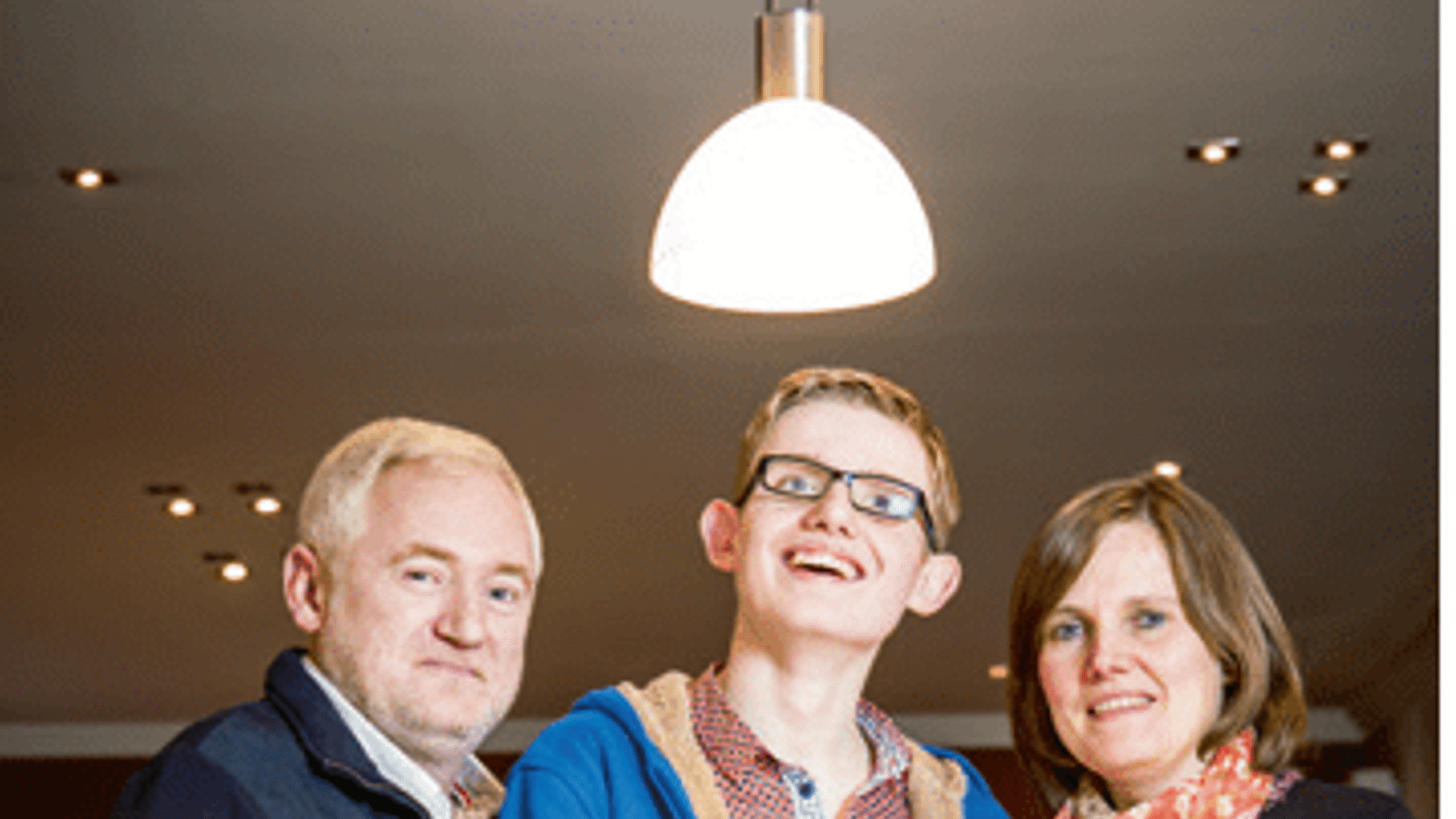 Blinde Yannick en ouders
