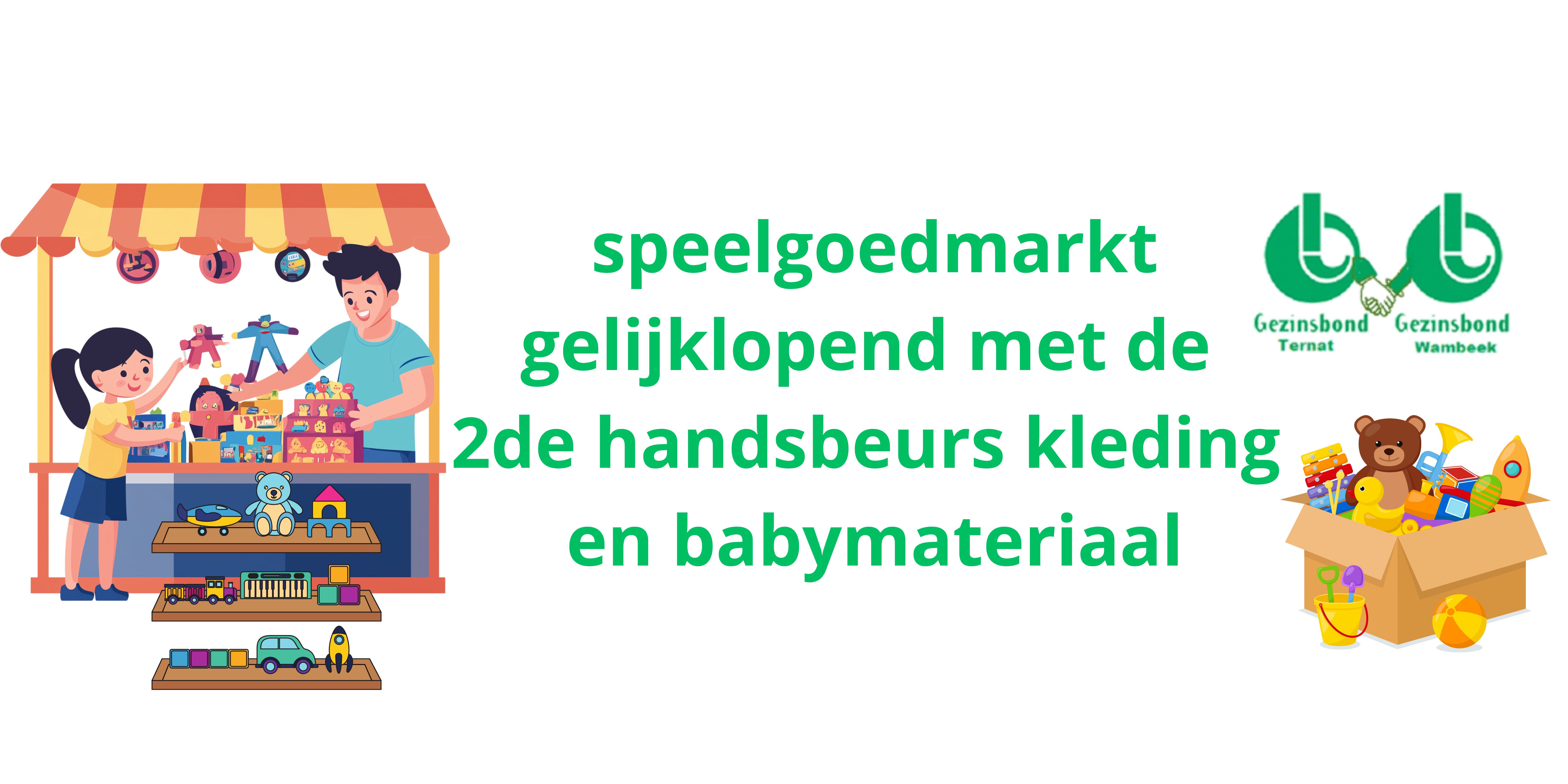 Tweedehandsbeurs Ternat zaterdag 24 oktober