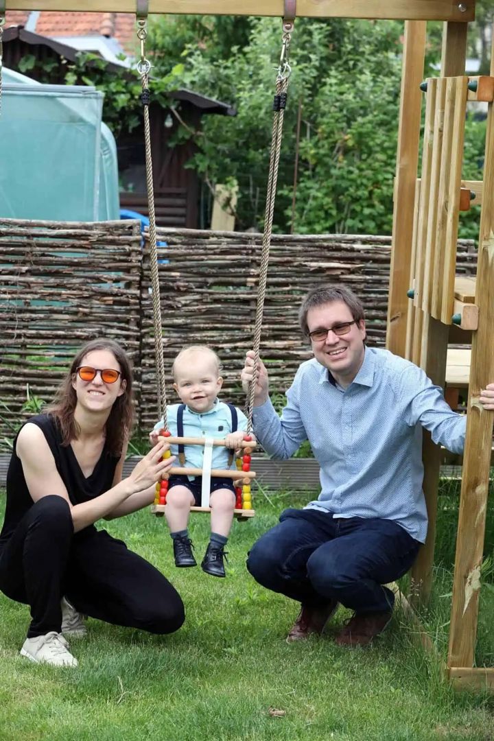 Koen Astrid met zoontje over slechtziend zijn