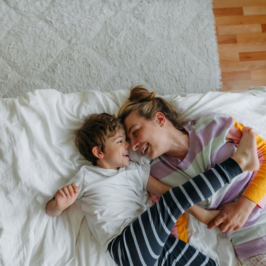 Schoolvakantie Zonder Plannen Meer Rust Kind Mama Bed Plezier Maken