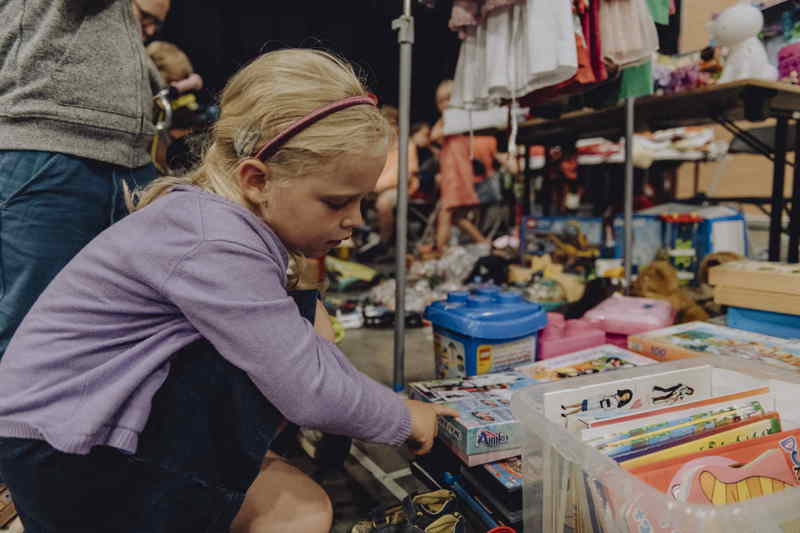 Tweedehandsbeurs voor kinderkleding en speelgoed