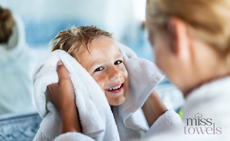 Miss Towels met logo