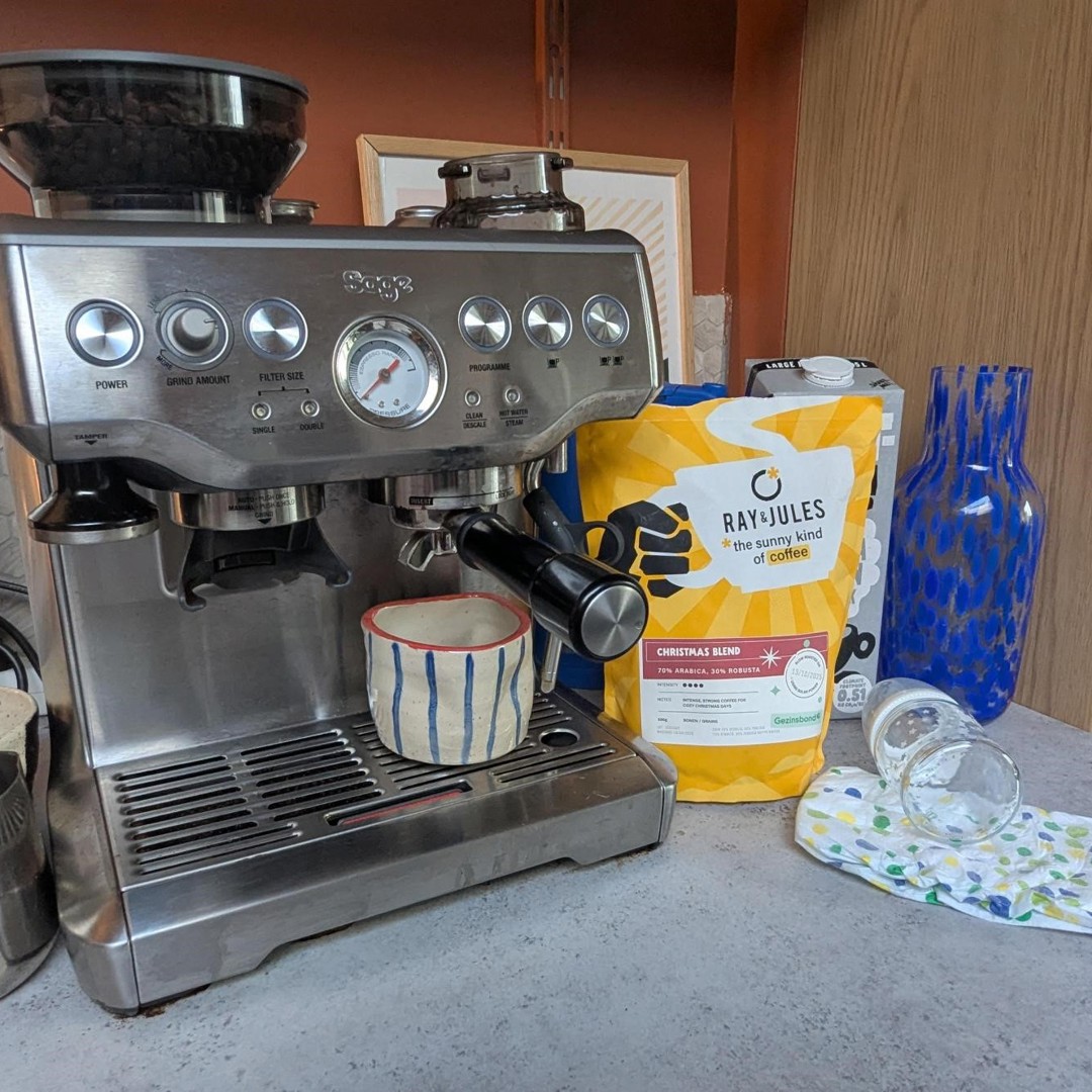 Koffie Ray Jules Kerstpakket Koffiemachine Jeroen