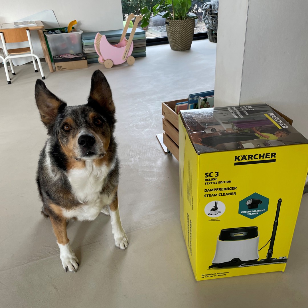 Karcher Sc3 Deluxe Doos Met Hond Ernaast