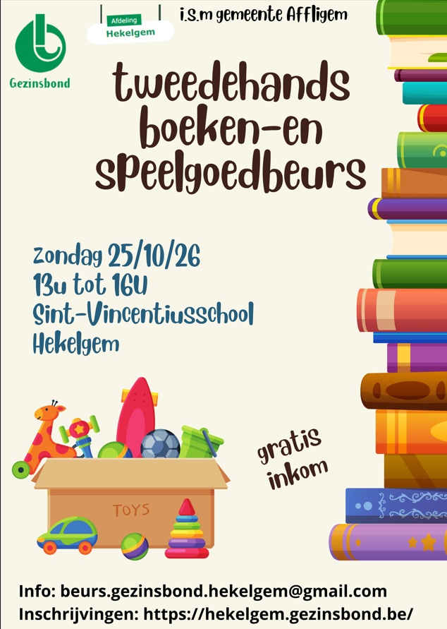 Tweedehands boeken- & speelgoedbeurs