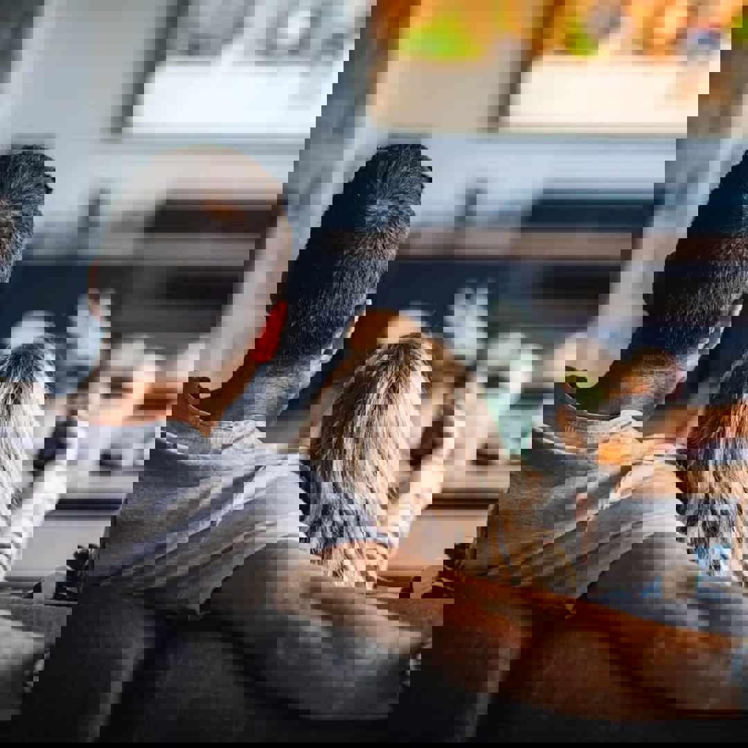 Ouders en kinderen genieten van quality time