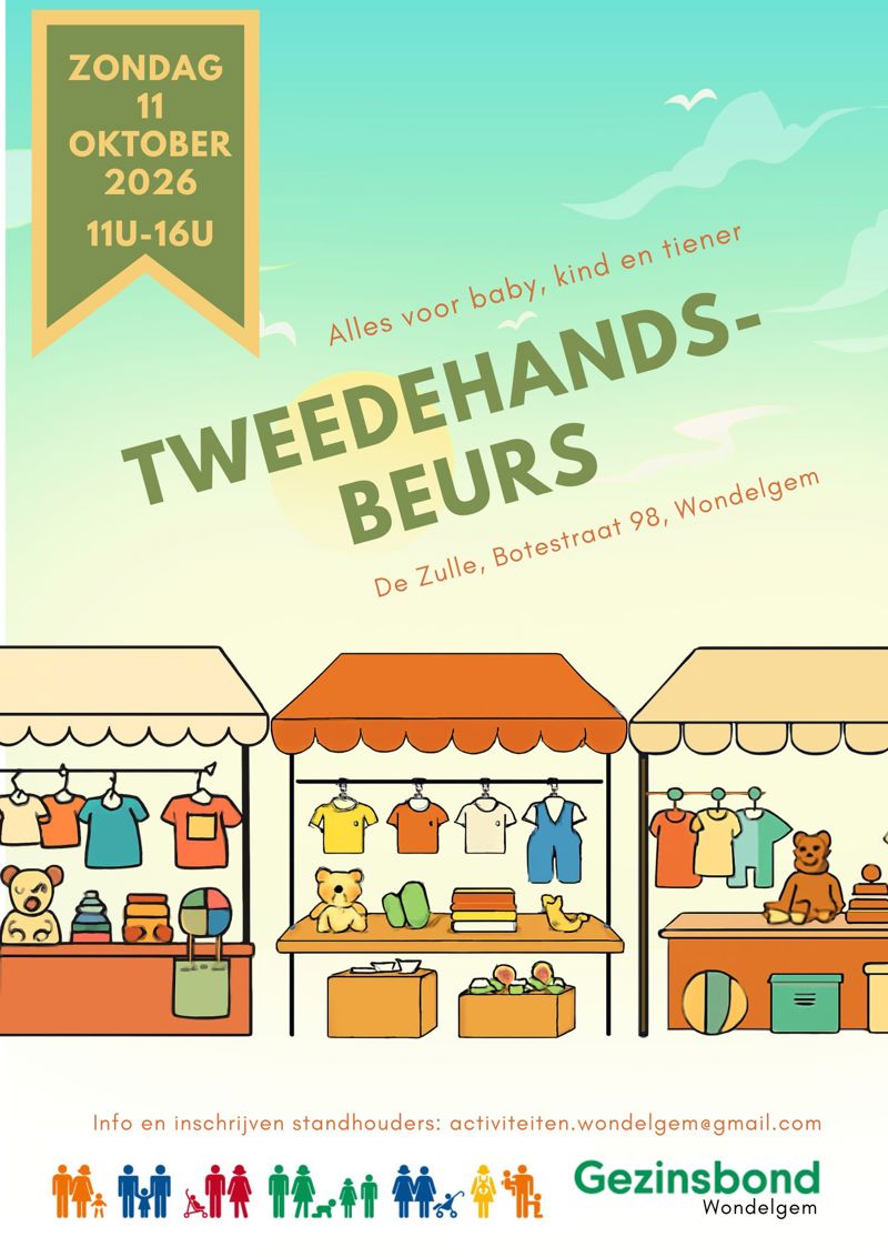 Tweedehandsbeurs: alles van baby tot tiener!