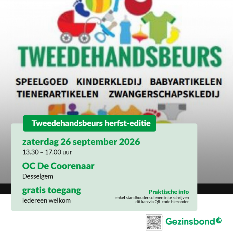 Tweedehandsbeurs herfsteditie