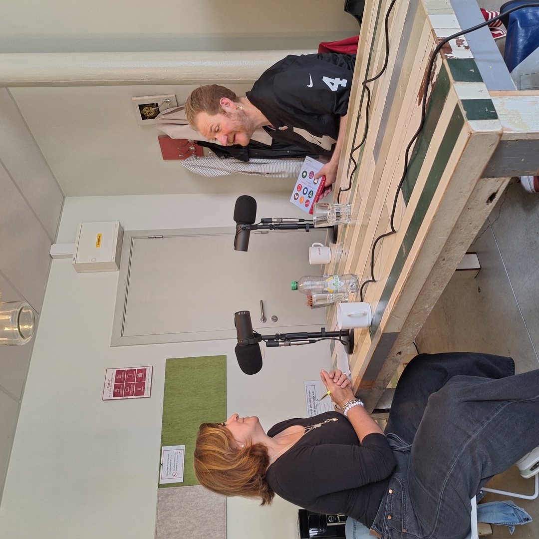 Podcast Aflevering Dominique Van Malder Opnamestudio