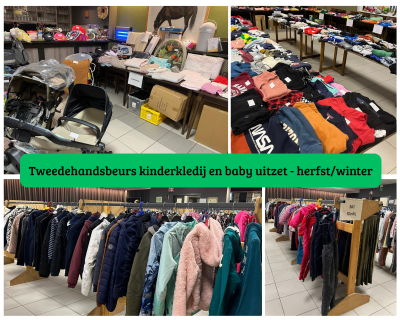 Tweedehandsbeurs kinderkledij en baby uitzet