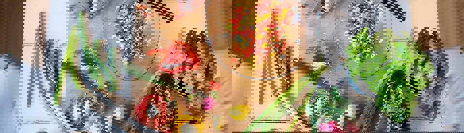 Kleurrijke groenten om gezond te eten