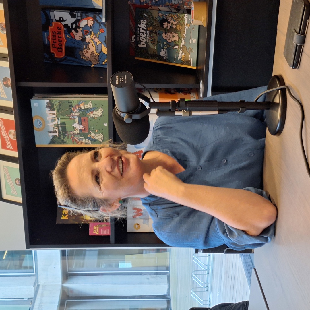 Maaike Cafmeyer Opnamestudio Podcast