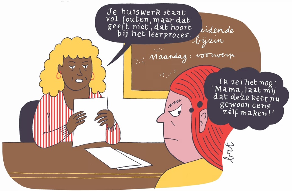 Huiswerk Cartoon 1 Hoe kan ik mijn kind helpen met school?