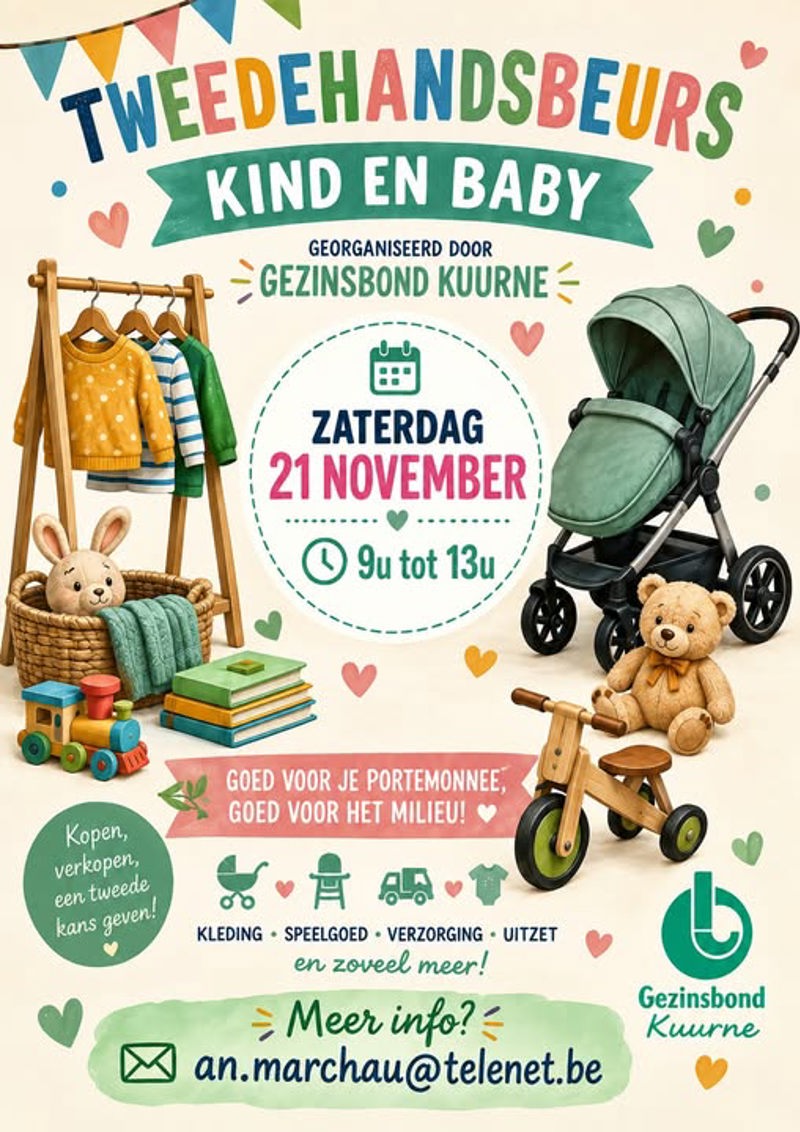Tweedehandsbeurs kinderspullen