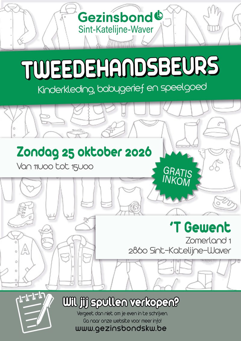 Tweedehandsbeurs baby/kinder kleding en speelgoed