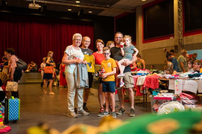 Tweedehandsbeurs voor babyspullen, kinderkleding tot 12j, speelgoed en kinderfietsen