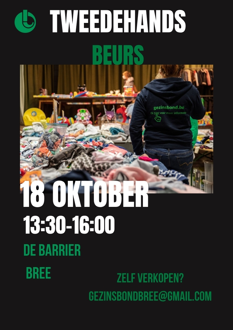 Tweedehandsbeurs Gezinsbond Bree