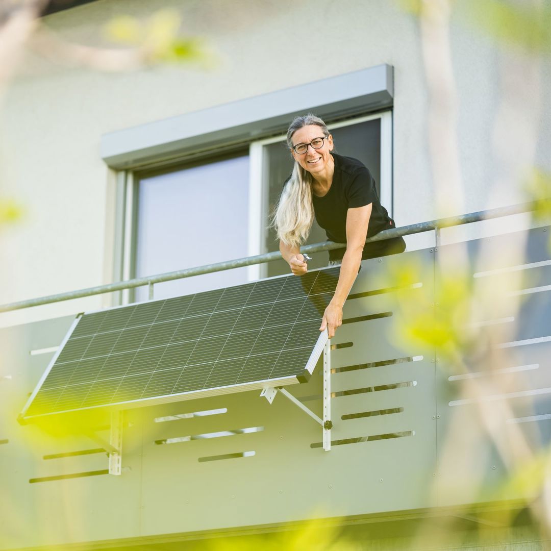 Plug In Zonnepaneel Stekker Batterij