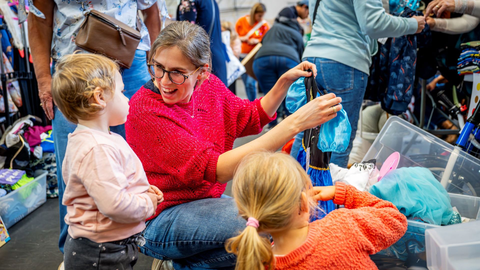 Tweedehandsbeurs 2HB Mama Kleuter Jan Crab