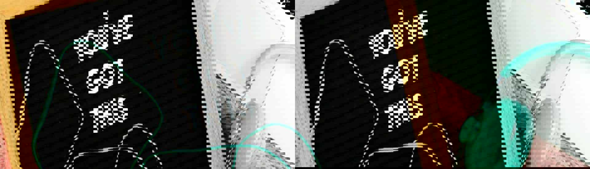 Krijtbord You've got this: race tegen de klok in jonge gezinnen