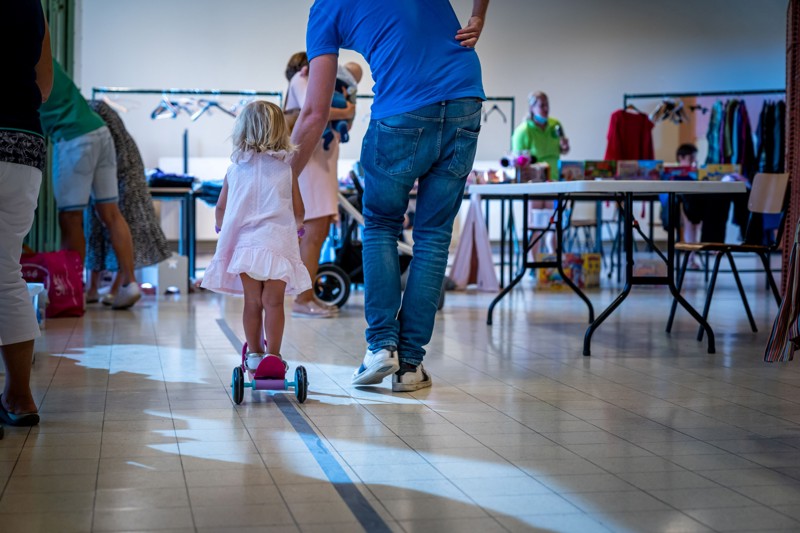 Tweedehandsbeurs kinderspullen