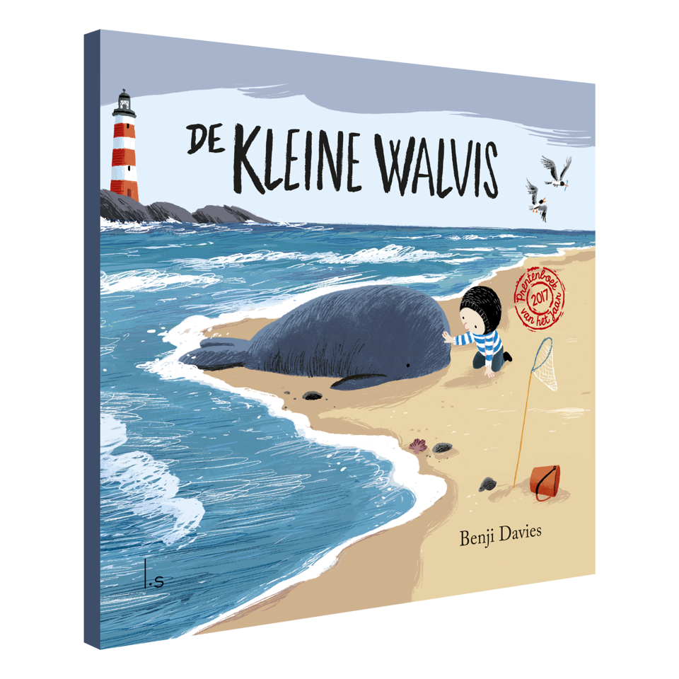 De Kleine Walvis Omslag 3D Groot