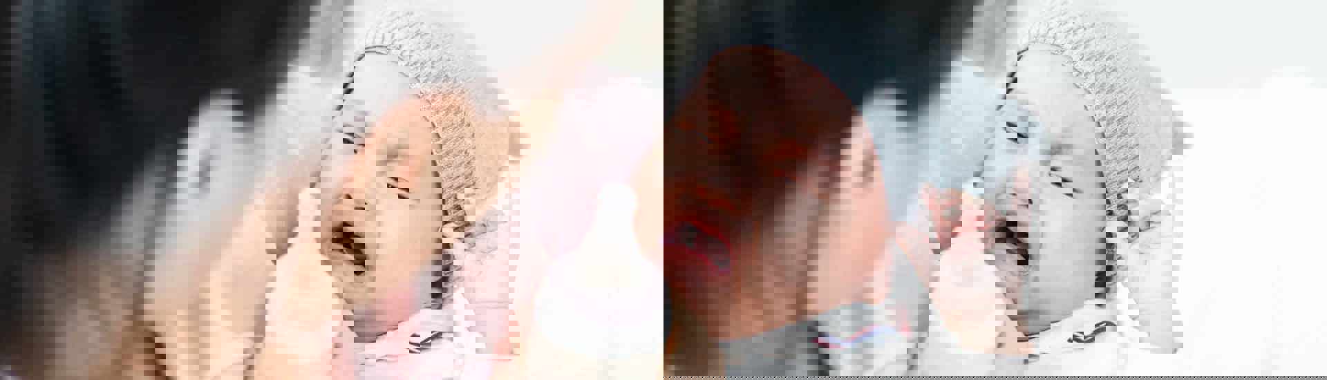 Baby weigert om de fles te drinken