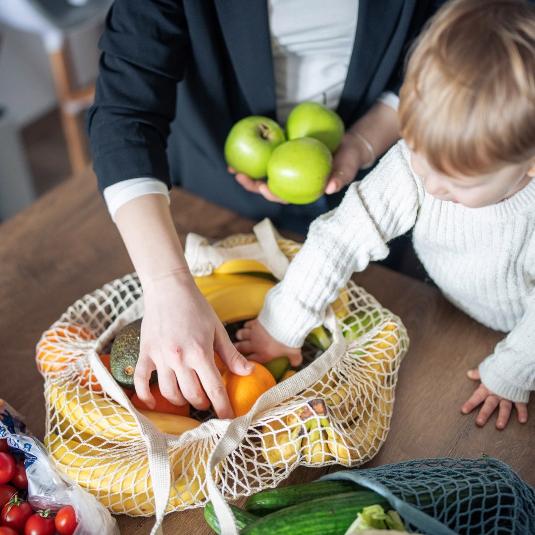 Tine Breuk Familie Geen Grootmoeder Kind Fruit Keuken
