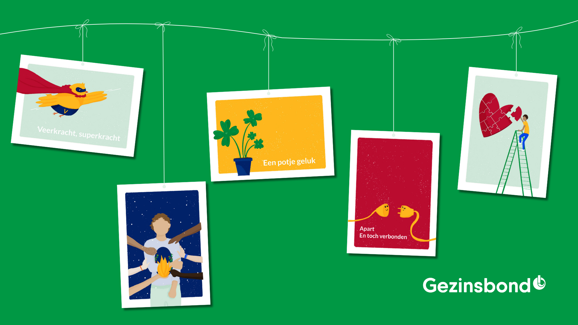 Beeld Kaartjes Donkergroen Dww