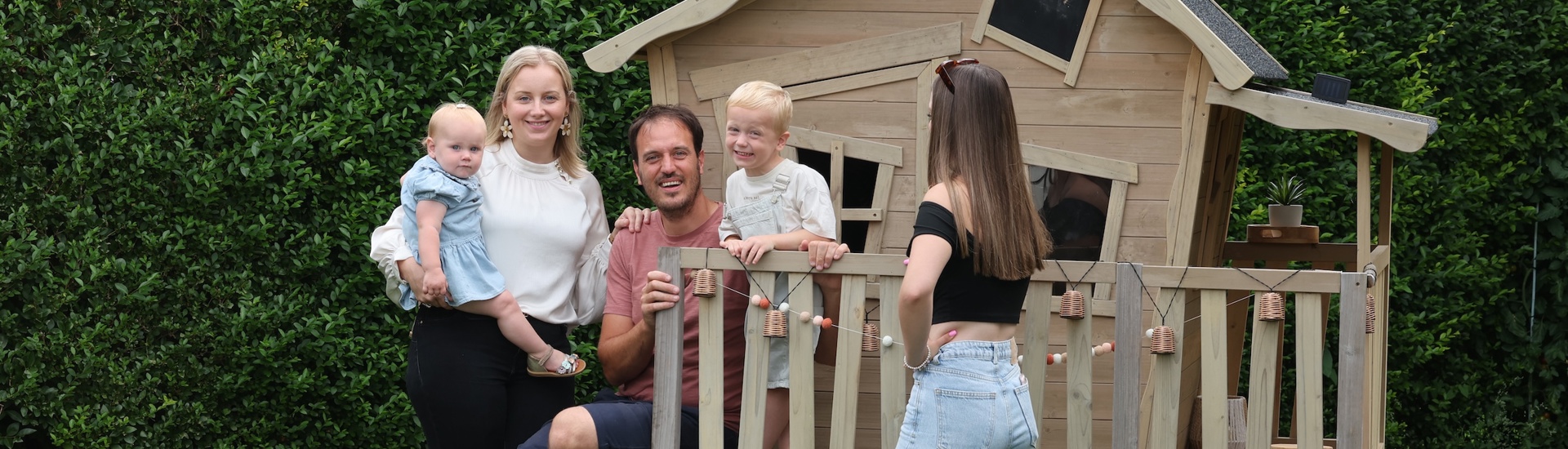 Femke en Hannes met kinderen vertellen over het evenwicht gezin en werk