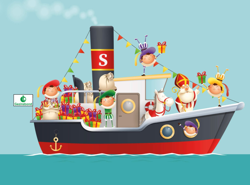 Aankomst Sinterklaas in Leerne